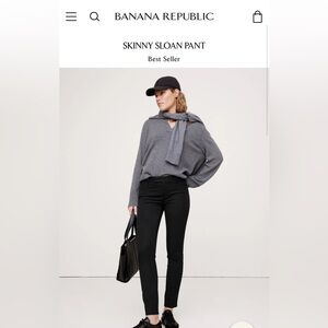 Banana‎ Republic Sloan Black Pants